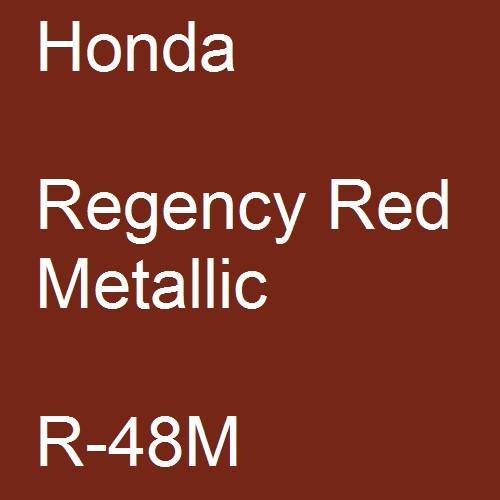 Honda, Regency Red Metallic, R-48M.